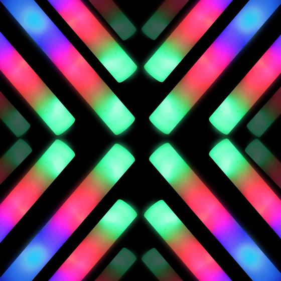 Imagem de Bastões de Espuma Luminosos Toismie - 24 Unidades com 3 Modos de Intermitência