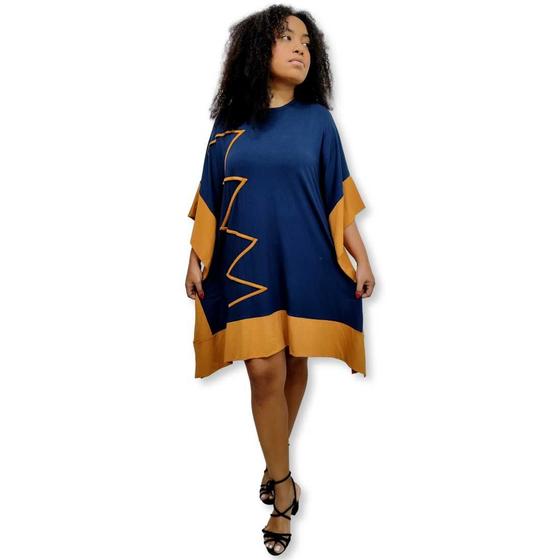 Imagem de Bata Kaftan Feminina de Malha Viscolycra Solltinha Plus Size