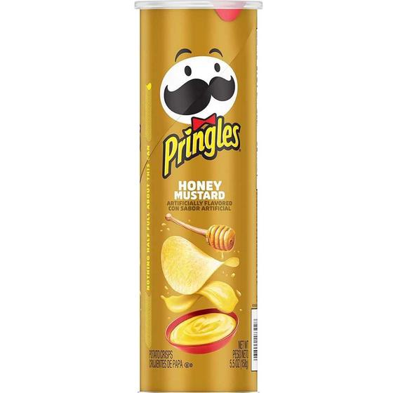 Batata Chips Pringles Honey Mustard Mel e Mustarda 158G Pringles Magazine Luiza
