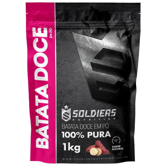Imagem de Batata Doce Desidratada Em Pó 1Kg - 100% Puro - Soldiers Nutrition