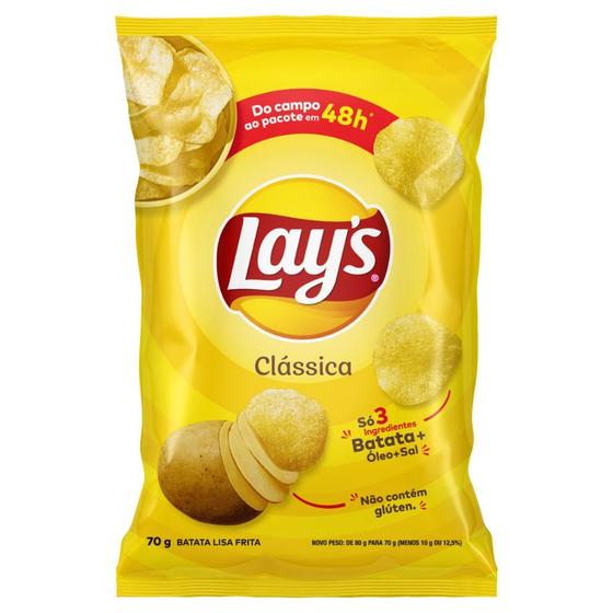 Imagem de Batata Lay's Lisa Clássica 70g