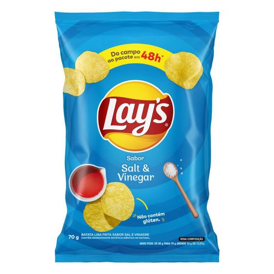 Imagem de Batata Lay's Lisa Salt & Vinegar Pacote 70g