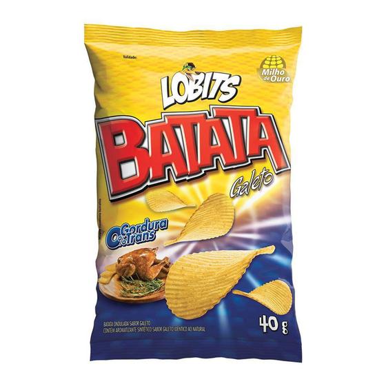 Imagem de Batata Ondulada Lobits Sabor de Galeto 40g