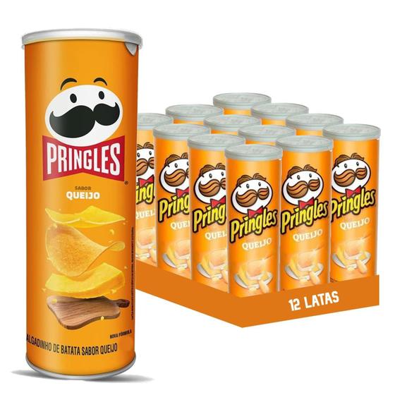 Imagem de Batata Pringles Queijo 109G (12 Latas)