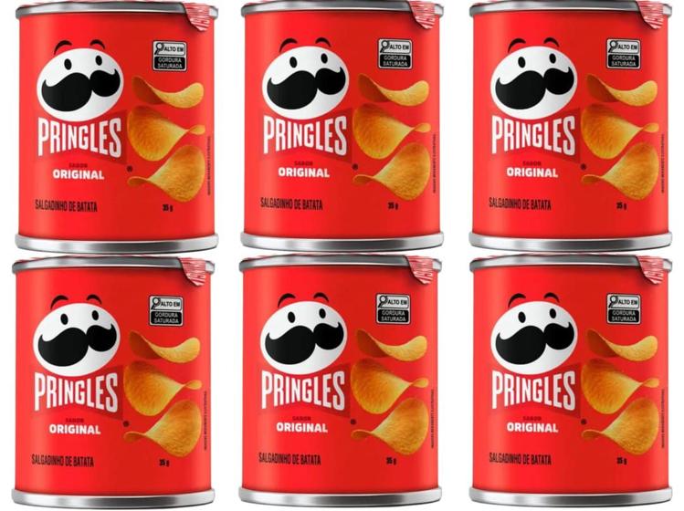 Imagem de Batata Pringles Tradional Pequena 35g - 6 Unid