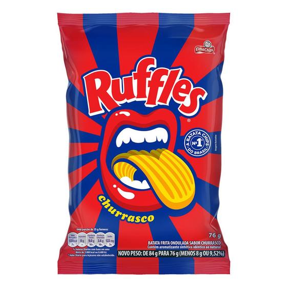 Imagem de Batata Ruffles Elma Chips Sabor Churrasco 76g