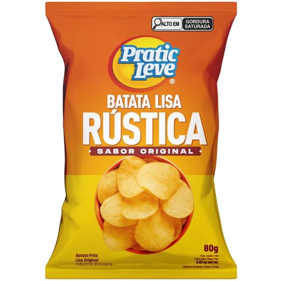 Imagem de Batata Rústica Lisa Pratic Leve 80g