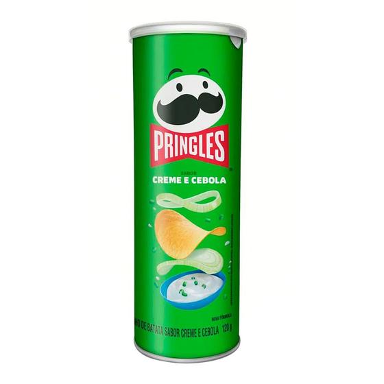 Imagem de Batata Sabor Creme e Cebola Pringles 120g