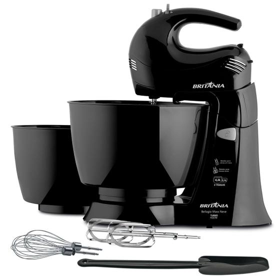 Batedeira Britânia Bellagio Maxx Neve 400W Menor preço em Batedeira Britânia Bellagio Maxx Neve 400W