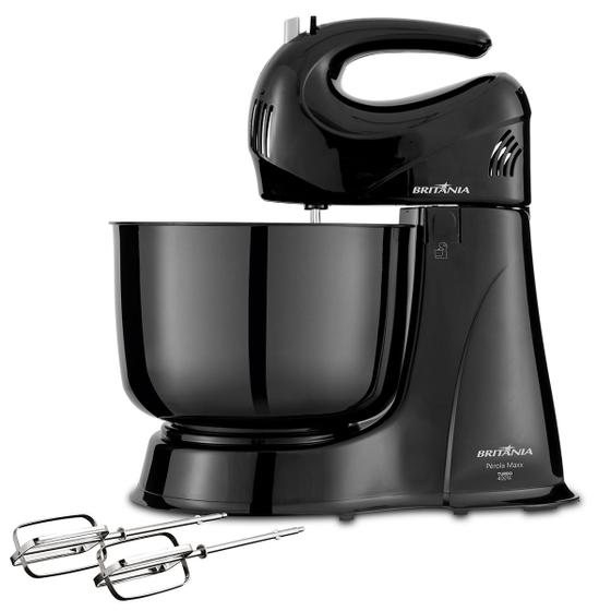 Batedeira Britânia Pérola Maxx Preto 400W Menor preço em Batedeira Britânia Pérola Maxx Preto 400W