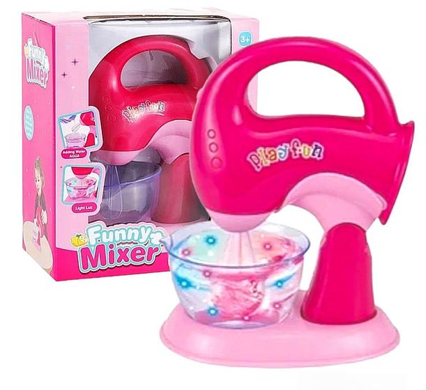 Imagem de Batedeira de Brinquedo Infantil Cozinha Meninas Movimento Real Com Luzes