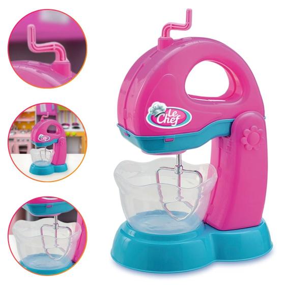 Imagem de Batedeira Le Chef Brinquedo Com Manivela Para Mistura