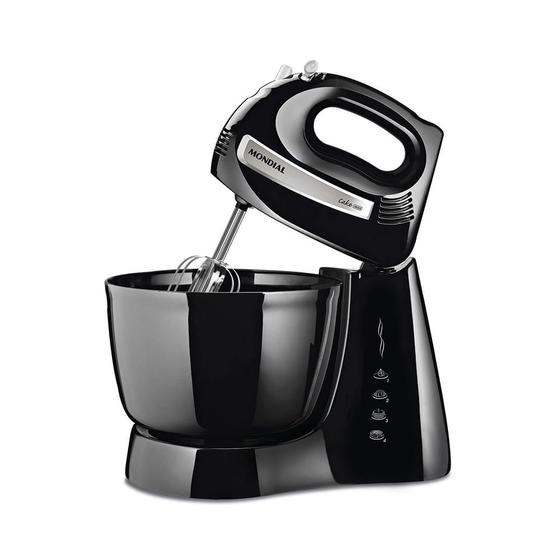 Batedeira Mondial Cake Black B-50-B Preta - 500W 220V Menor preço em Batedeira Mondial Cake Black B-50-B Preta - 500W 220V