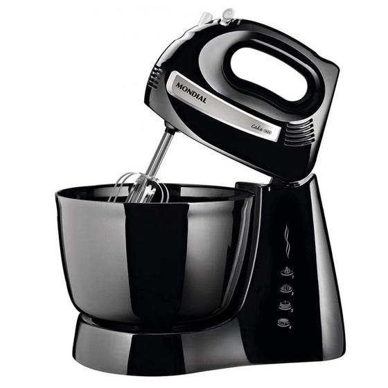 Batedeira Mondial Cake Premium 500w B-50-b 4l 127v - Preto Menor preço em Batedeira Mondial Cake Premium 500w B-50-b 4l 127v - Preto