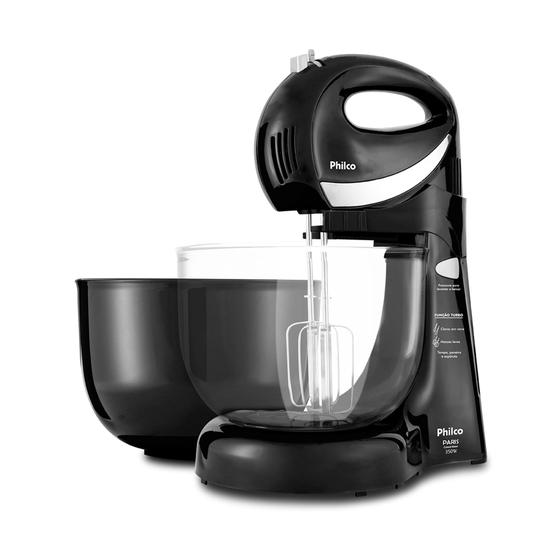 Batedeira Philco Paris Cristal Maxx Preta 400W Menor preço em Batedeira Philco Paris Cristal Maxx Preta 400W
