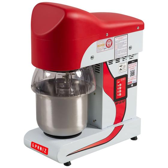 Batedeira Gpaniz Planetária Branco/vermelho 5l - 220v - Bp-05rp