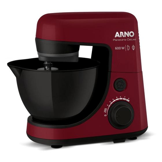 Batedeira Planetária Arno Deluxe 600W 8 Velocidades Menor preço em Batedeira Planetária Arno Deluxe 600W 8 Velocidades