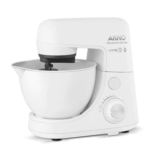 Batedeira Planetária Arno Nova Deluxe 600w Branca 127v - Sx33 Menor preço em Batedeira Planetária Arno Nova Deluxe 600w Branca 127v - Sx33