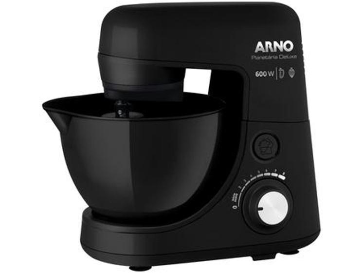 Batedeira Planetária Arno Preta 600W Deluxe - SX34 8 Velocidades 110V Menor preço em Batedeira Planetária Arno Preta 600W Deluxe - SX34 8 Velocidades 110V