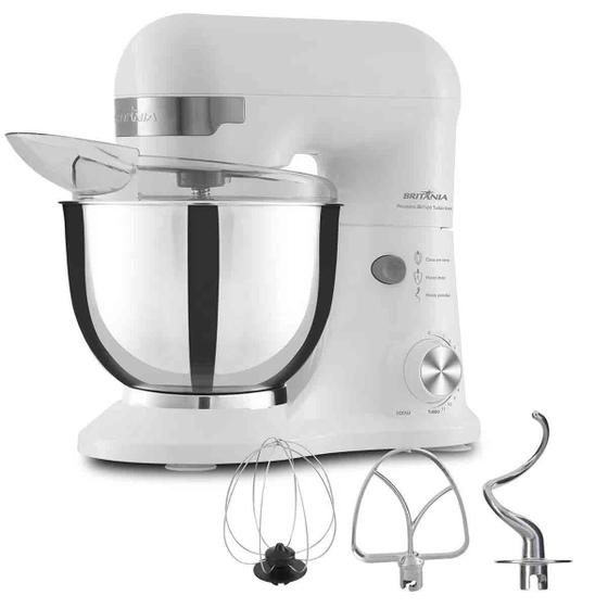 Batedeira Planetária Britânia Bbt500B Bacia Inox Turbo 110V - Britania Planetaria Confeitaria, Confeiteira, Imagem de Batedeira Planetária Britânia Bbt500B Bacia Inox Turbo 110V