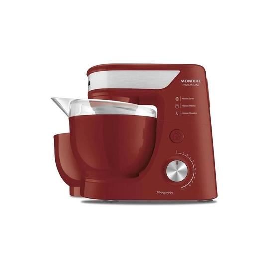 Batedeira Planetária Mondial Premium 500W BP-01P-R Vermelho 220V Menor preço em Batedeira Planetária Mondial Premium 500W BP-01P-R Vermelho 220V