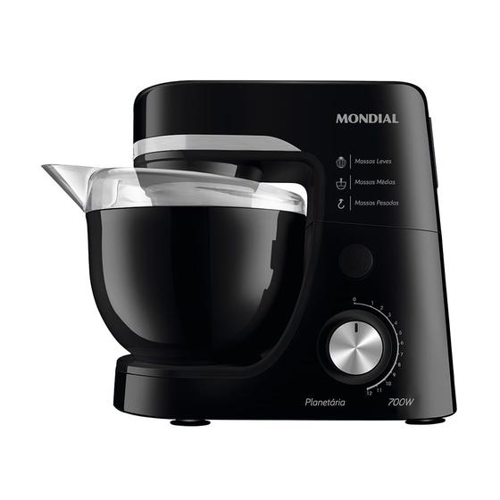 Batedeira Planetária Mondial Preta BP-03-B - 700W 127V Menor preço em Batedeira Planetária Mondial Preta BP-03-B - 700W 127V