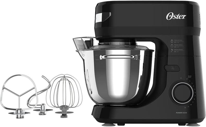 Batedeira Planetária Oster Bowl Inox III OBAT641 12 Velocidades Preta 4L 110V Menor preço em Batedeira Planetária Oster Bowl Inox III OBAT641 12 Velocidades Preta 4L 110V