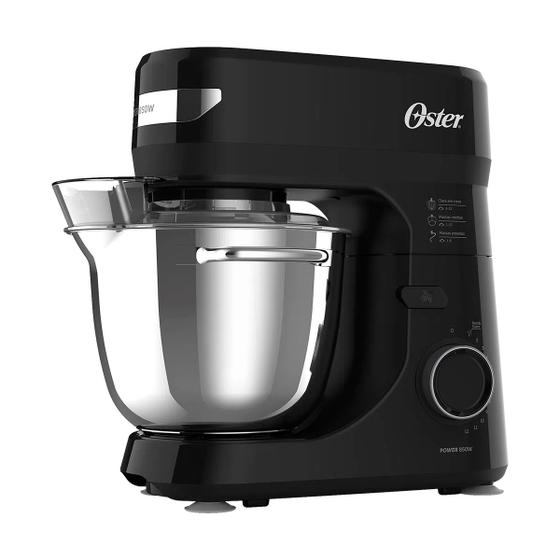 Imagem de Batedeira Planetária Oster OBAT641 4L 850W - Preto/inox