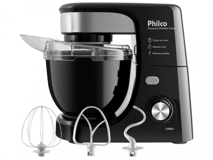 Batedeira Planetária Philco Preta 500W Menor preço em Batedeira Planetária Philco Preta 500W