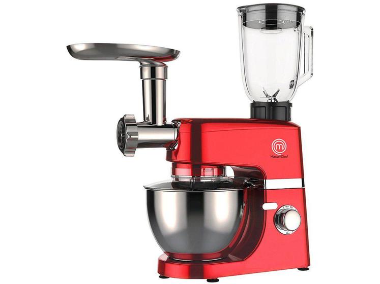 Batedeira Planetária Profissional MasterChef - Vermelha 1000W BA2001V 8 Velocidades Menor preço em Batedeira Planetária Profissional MasterChef - Vermelha 1000W BA2001V 8 Velocidades