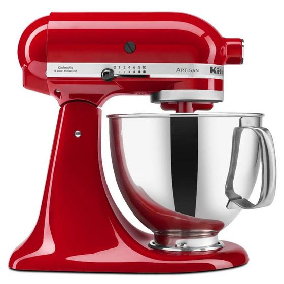 Batedeira Stand Mixer KitchenAid Artisan Empire Red - 220V Menor preço em Batedeira Stand Mixer KitchenAid Artisan Empire Red - 220V