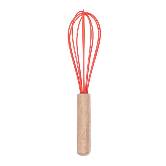 Imagem de Batedor de Ovos Fouet Silicone Bambu 26cm