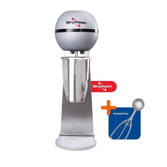 Imagem de Batedor Milk Shake 220V Bms 1 Copo Skymsen + Concha Sorvete
