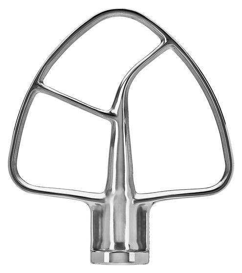 Imagem de Batedor plano KitchenAid KSM5THFBSS em aço inoxidável 5L