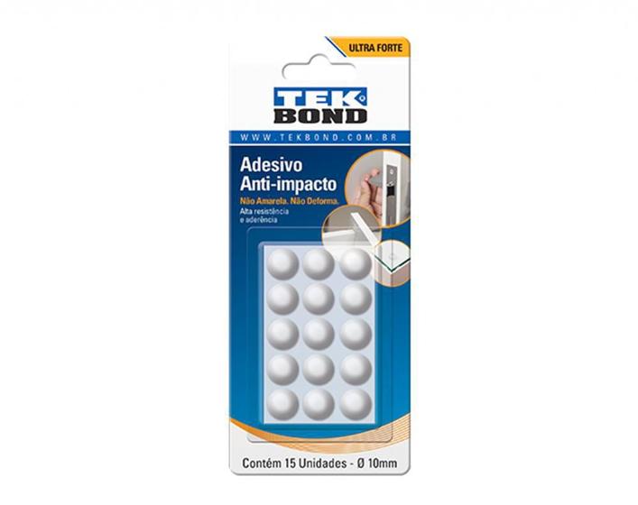 Imagem de Batente Protetor Tekbond Gota B M 10Mm 15Pcs Blister