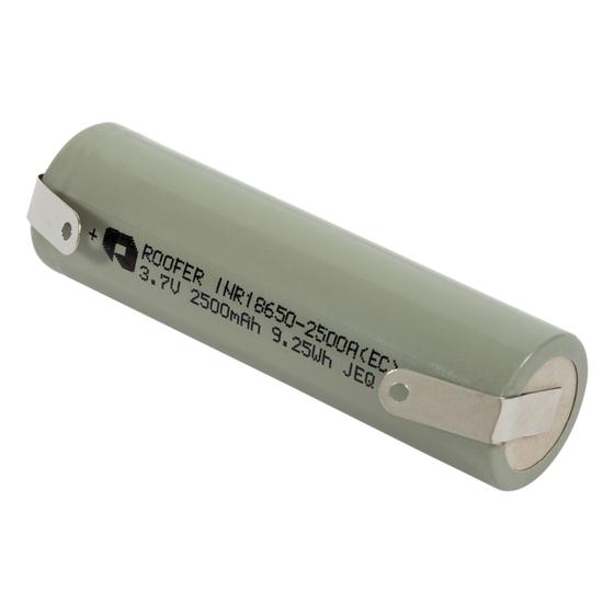Imagem de Bateria 18650 Lithium Ion 3,7v 2500mah Com Terminal Niquel