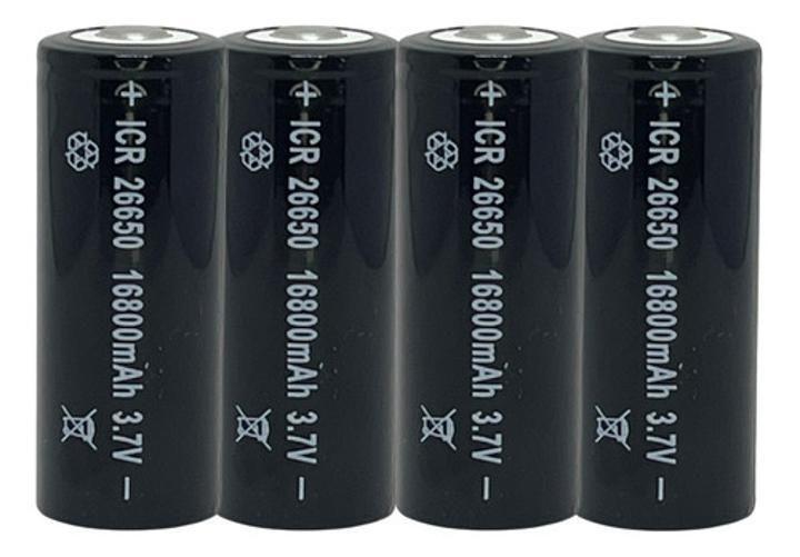 Imagem de Bateria 26650 Recarregável 16800Mah X900 T9 3,7-4,2V