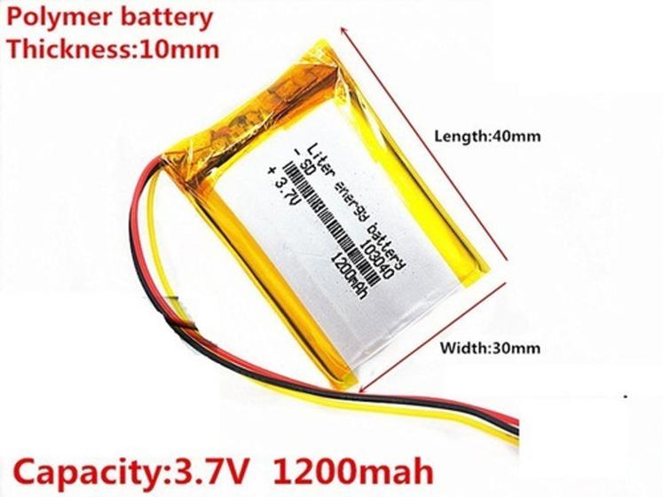 Batteria Ricaricabile Agli Ioni Di Litio 3.7V 1200-3200mAh Con Connettore PH 2.0, Per Illuminazione - Foto 3