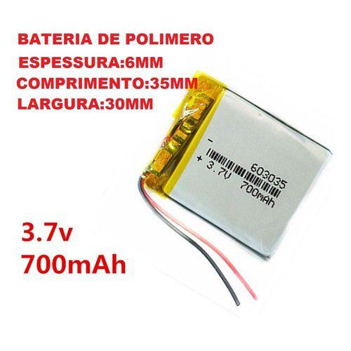 Imagem de Bateria 3,7v 700 Mah Gpsr Mp3 Mp4 Mp5 Drone APARELHO Rastreador