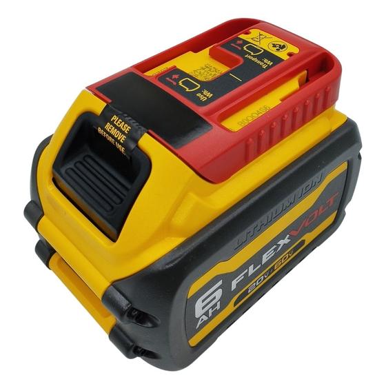 Imagem de Bateria 6Ah 60V DCB606-B3 Compatível com Serra Sabre DeWalt DCS388T2