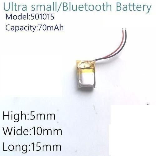 Imagem de Bateria 70 Mah 3,7v 5mm X 10mm X 15mm  501015