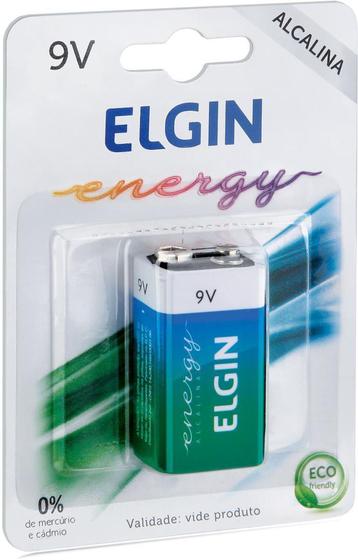 Bateria 9v alcalina com 1 ht01 82158 - ELGIN Menor preço em Bateria 9v alcalina com 1 ht01 82158 - ELGIN