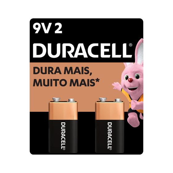 Imagem de Bateria 9V Duracell com 2 unidades