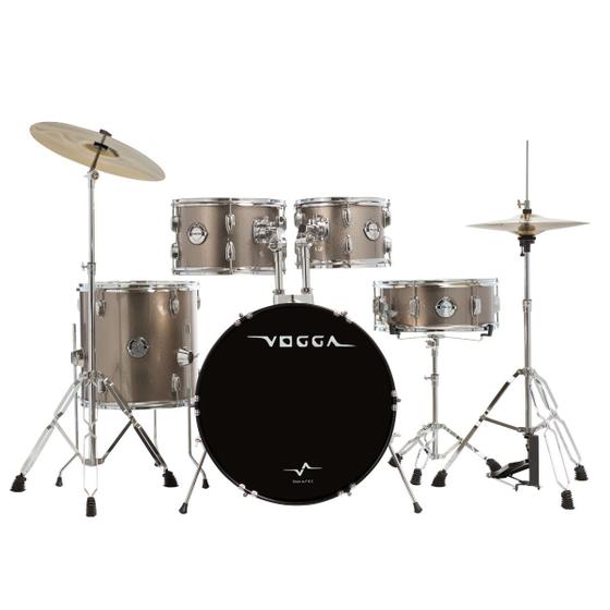 Imagem de Bateria Acústica Completa Vogga Pulse VPD220 Bumbo 20"