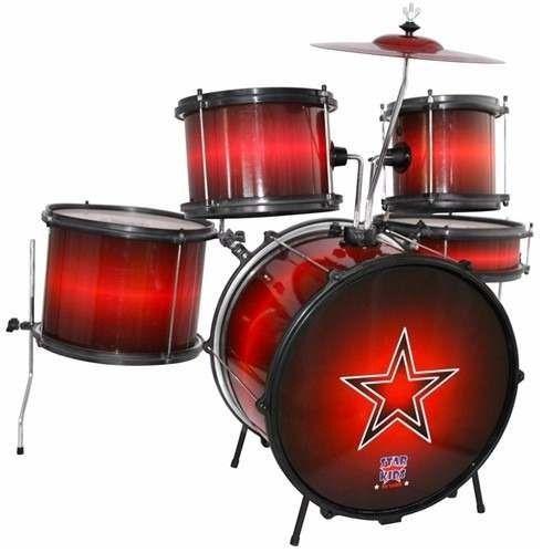 Imagem de Bateria Acústica Infantil Star Kids 44000v Luen 