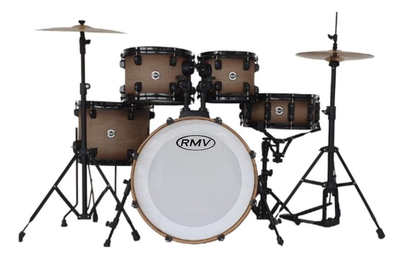 Imagem de Bateria Acústica Rmv Bumbo 20'' + Prato - Mod Cross