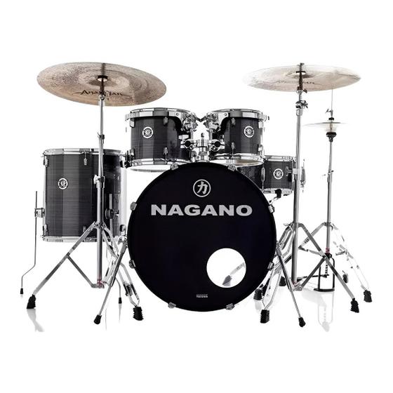 Imagem de Bateria Acústica Tagima Nagano Garage Fusion 20" C/Banco