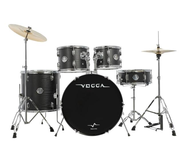 Imagem de Bateria Acústica Vogga JAM VPD422 22 C/ Banco e Prato MTB