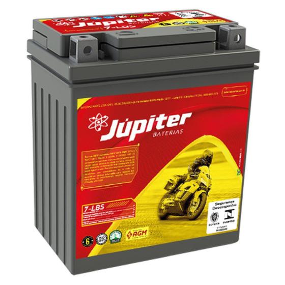 Imagem de Bateria AGM Moto Júpiter 12V 7Ah 7-LBS DAFRA APACHE 150 HONDA BIZ 125 KS FUEL INJECTION MIX 125+ 100