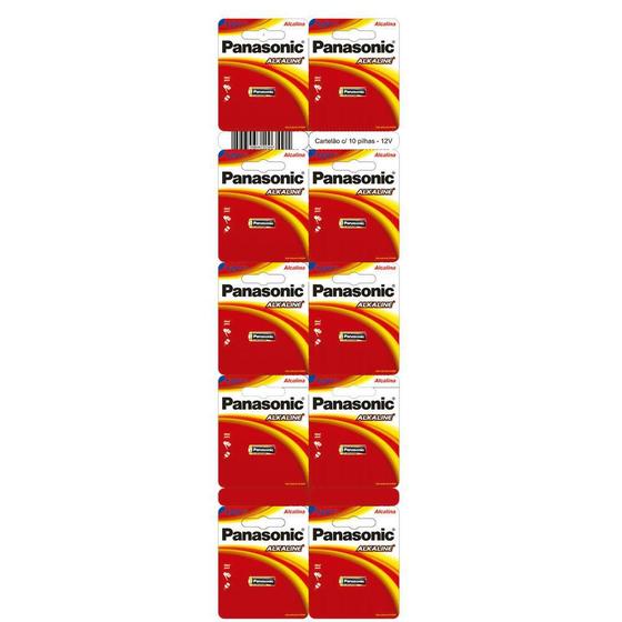 Imagem de Bateria alcalina 23a 12v cartela com 10 panasonic lr-v08-1b